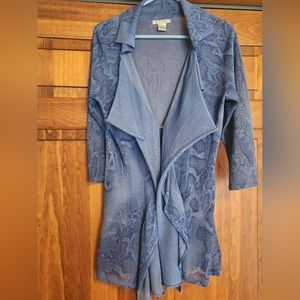Woman's like new Flyaway Light Cardigan Sweater